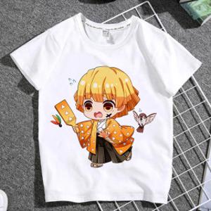 젠이츠 SD 큐티 반팔티 90-150 키즈 귀멸의 칼날 옷 S-4XL 애니 캐릭터 티셔츠