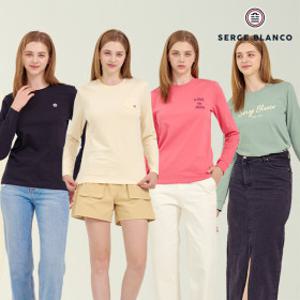 세르즈블랑코 여성 긴팔티셔츠 4종