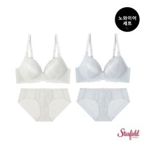 에블린 SET 솔리드 노와이어 브라1+팬티1세트