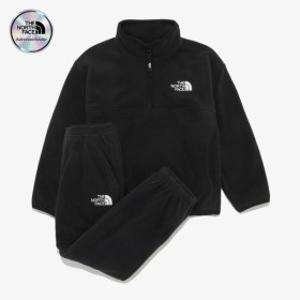 (단독 할인) 노스페이스 공식  키즈 파인콘 EX 플리스 세트 NT7TR59S_BLK