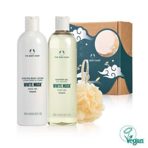 [추석선물] 더바디샵 화이트 머스크 400ML 2종 선물세트 (샤워젤+바디로션) (쇼핑백 증정)