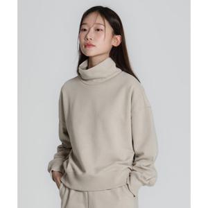 [백화점][스노우피크] 랜드 우먼스 모크넥 세미 크롭 기모 맨투맨 Light Beige (S23FWFHT67)_SP S23FWF-HT67 LE