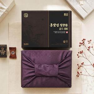 [보자기포장]농협 한삼인 홍삼진 침향환 골드 100환+쇼핑백