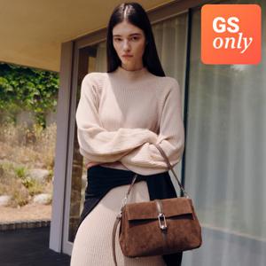 [GS단독] 닥스 액세서리 26FW D-LOCK 다크브라운 스웨이드 숄더백 DCBA6F952W3