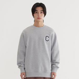[커버낫] [TAG가 75,000] C 로고 맨투맨 Melange Gray