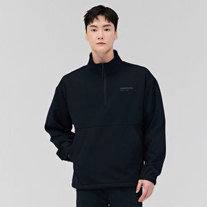 체이스컬트 남성 트리코트 기모 하이넥 아노락 티셔츠-DFRK5125D03