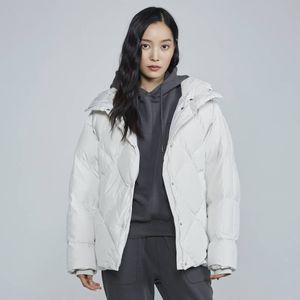 버커루 여성 POLY 니트배색 푸퍼 다운(B224DW700P)