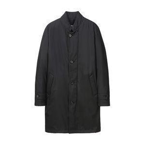 알레그리 블랙 Ultralight 스탠드넥 레귤러핏 경량 트렌치코트 ARTR4D002BK