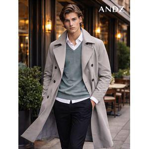 ANDZ [앤드지] 세미오버핏 더블 트렌치코트 I (BLB1CB1002)