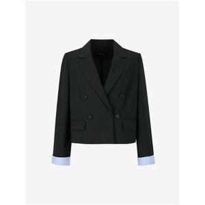 숲 소매배색 탈착 반더블 크롭자켓(SZ9JK39)