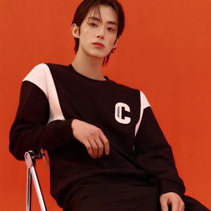 체이스컬트 [2color] 남자 컬러블럭 맨투맨티
