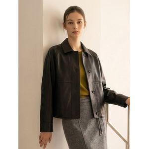 ab.plus 램스킨 카라 레더 자켓 (LSA3MJ01A)
