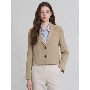 리스트 미니멀 크롭 셋업 재킷 (택가격:278000원)