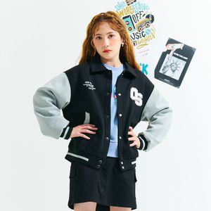 오션스카이 [2color](본사직영)주니어 초등 고학년 가벼운 간절기 여아 카라 바시티 점퍼