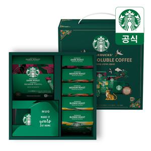 [대량주문전용] 스타벅스 스틱 커피 선물세트(80입+그린 머그)