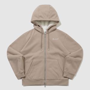 [르꼬끄] 남녀공용 셸파 루즈핏 후드 집업 QQ423LFTO1 DARK BEIGE QQ423LFTO1DBG