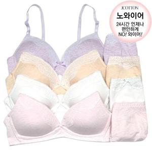 [제이투와이]아이비코튼1차 브라팬티8종세트 여성속옷 주니어속옷
