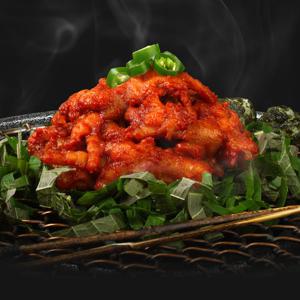 [임꺽정] 국내산 무뼈 매콤이 불 닭발 350g x 4팩