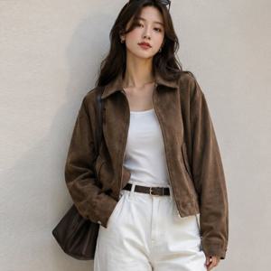 [몽벨리즈]아비에내추럴스웨이드자켓 mde2303070
