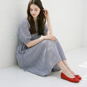 KARRA / KARRA 시어서커스트라이프원피스+벨트SET_A6M0962