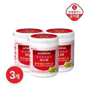 [롯데웰푸드]식후 한 알, 바나바잎 혈당 케어껌 100g X 3개