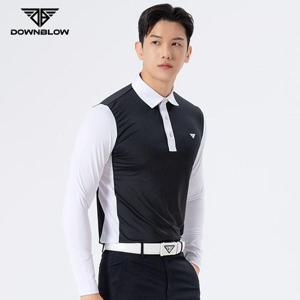 남자상의 다운블로우 DBS2LB 5100M 남자골프웨어메쉬긴팔티셔츠