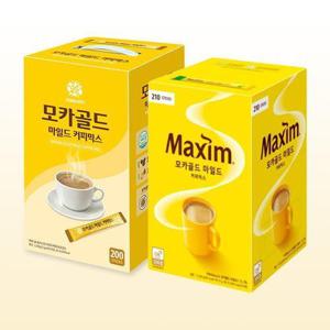 [동서식품]맥심 모카골드 마일드 210T + 로빈스 모카골드 마일드 200T / 커피믹스 (48123576)