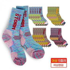 등산 양말 여성 등산용 긴목 5족 WFLTTRZ