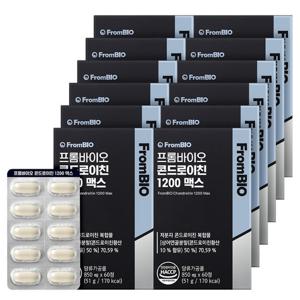 프롬바이오 콘드로이친 1200 맥스 60정x12박스/12개월