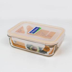 글라스락 직사각 유리 밀폐용기 전자렌지 용기 반찬통 김치 보관 1000ml