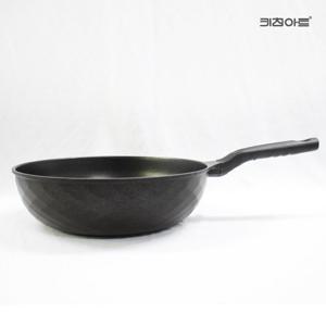 키친아트/ 꼬뜨 실버 논스틱코팅 인덕션 웍 궁중팬 30cm
