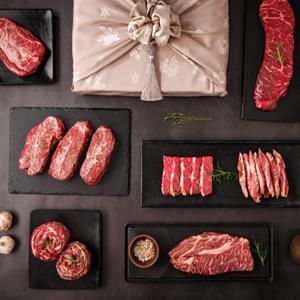 1++ 명품 한우 명절 추석  선물세트 3. 꽃등심 300g / 부채살 300g / 갈비살 300g