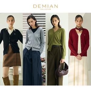 [데미안(DEMIAN)] 26FW 르네 소프톤 클래식 가디건 4종(브이넥)
