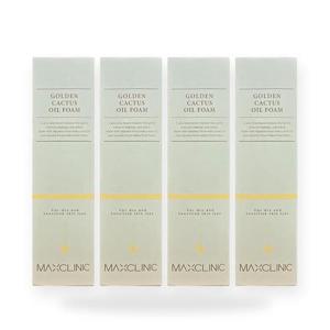 맥스클리닉 골든 선인장 오일 폼 110ml 4개 (HI)(SH)