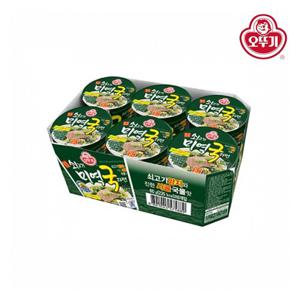 [오뚜기] 쇠고기미역국라면_컵 60G X 6개