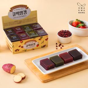 [화과방]큐빅양갱 4종 2세트(40gx24입x2세트),쇼핑백포함