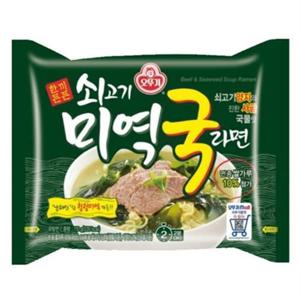 [그로미스]오뚜기  쇠고기 미역국라면 115gx16봉지(반박스) (32264268)