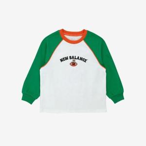 뉴발란스 키즈 래글런 티셔츠 BB NK9BG1305U 40 50