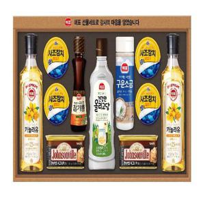 [사조 대림]사조 안심특선 57-S호 추석 명절 선물 세트 참치 참기름