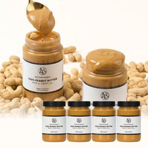 [야스티] 아르헨티나산 하이올레익 땅콩 100% 순 땅콩버터 크리미 500g X 4개