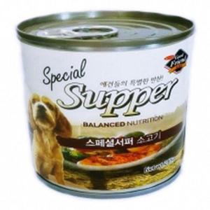 캔간식 강아지 스페셜서퍼 소고기 통조림 285g 1P 습식 사료