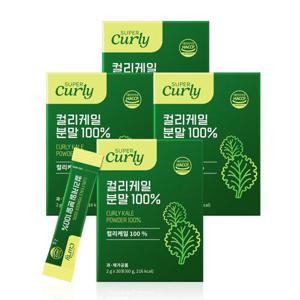 슈퍼컬리 컬리케일 분말 100% 대용량 2g 30포 x 4박스 (총120포)
