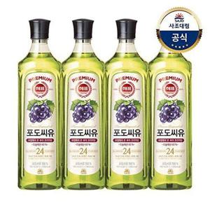 [사조 대림]해표 포도씨유 900ml x4개