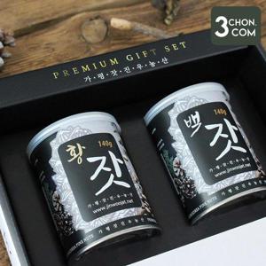 [삼촌밥먹자] 경기도 가평에서 보내드리는 명품 햇 잣 선물세트(백잣1개+황잣1개)
