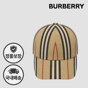 버버리 모자 볼캡 아이콘 스트라이프 80943041 81224001 아카이브베이지