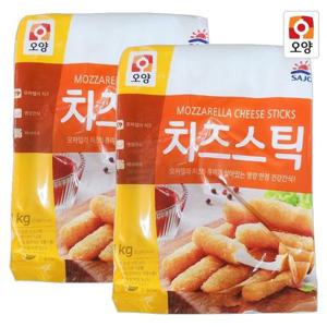 [더블유쇼핑]사조오양 치즈스틱 1kg x 2개_20108204_588397