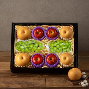 [과일세트] 과일3종 선물세트 5kg(샤인머스캣+사과+배)