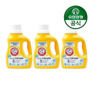 갤러리아_[암앤해머]베이킹소다 세탁세제 클린앤심플 1.29L 3개