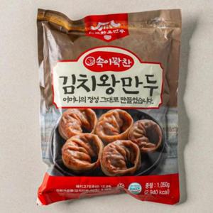 전주한옥만두 속이 꽉찬 김치왕만두 70gx15알, 1,050g, 총1봉