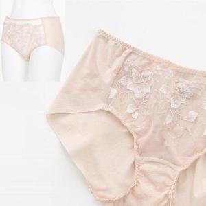 [판도라by비비안]비비안 노라인팬티 여성 세미 맥시 레이스 햄팬티 편한 스킨색